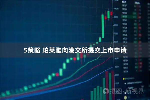 5策略 珀莱雅向港交所提交上市申请